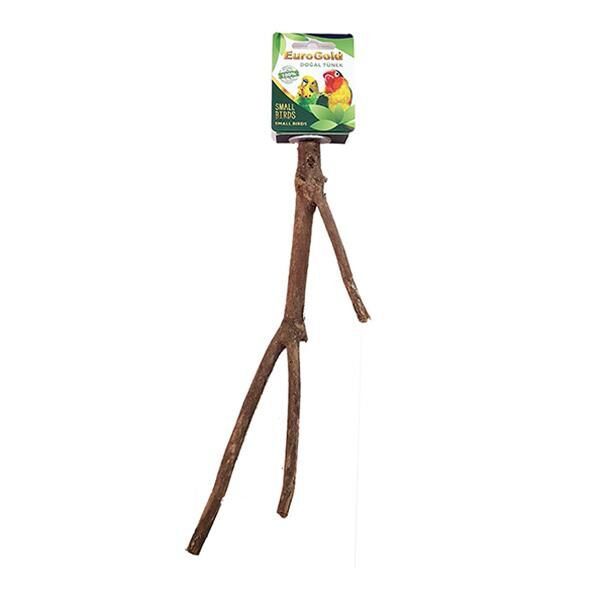 Eurogold Doğal Ahşap Tünek 25Cm