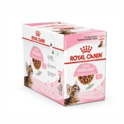 Royal Canin Kitten Gravy Kısırlaştırılmış Yavru Kedi Konservesi 85 Gr x 12 Adet