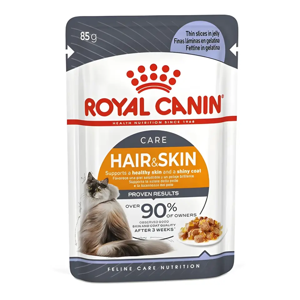 Royal Canin Hair&Skin Jelly Kedi Konservesi 85 Gr