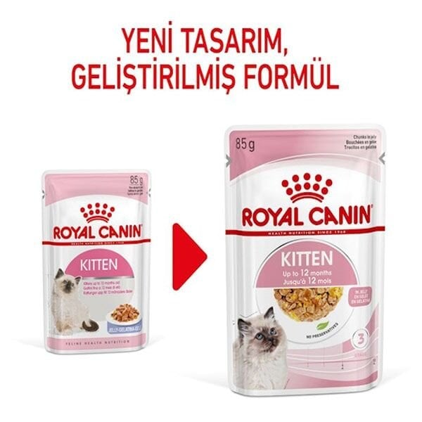 Royal Canin Jelly Kitten Instinctive Yavru Yaş Kedi Maması 85gr