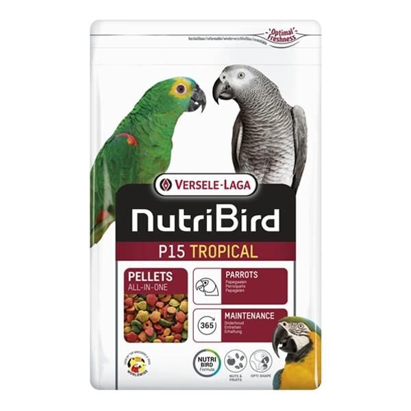 Versele Laga Nutribird P15 Tropical Pellet Yem 1Kg