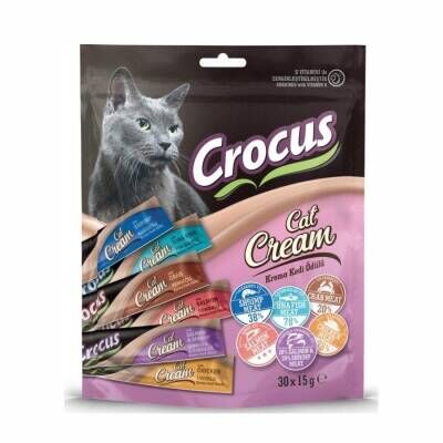 Crocus Multıpack 6 Çeşit Krema Kedi Ödülü 30 x 15 Gr