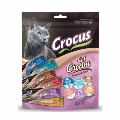 Crocus Multıpack 6 Çeşit Krema Kedi Ödülü 30 x 15 Gr