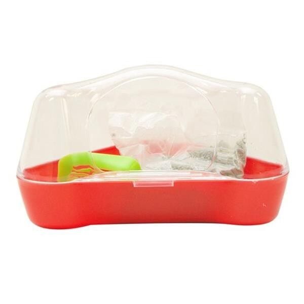 Living World Kapalı Hamster Tuvaleti Kırmızı