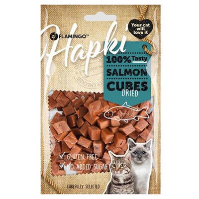 Flamingo Hapki Somonlu Glutensiz Küp Kedi Ödülü 85 gr