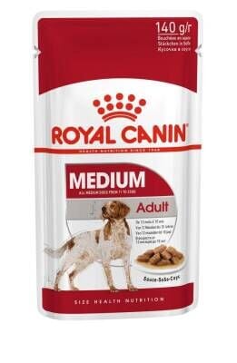 Royal Canin Medium Adult Orta Irk Yetişkin Köpekler İçin Parça Etli Yaş Mama 140 gr