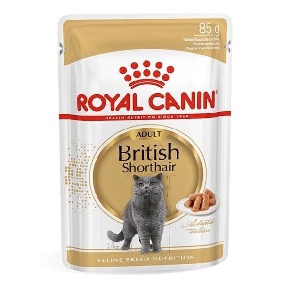 Royal Canin British Shorthair Adult Yetişkin Yaş Kedi Maması 85gr
