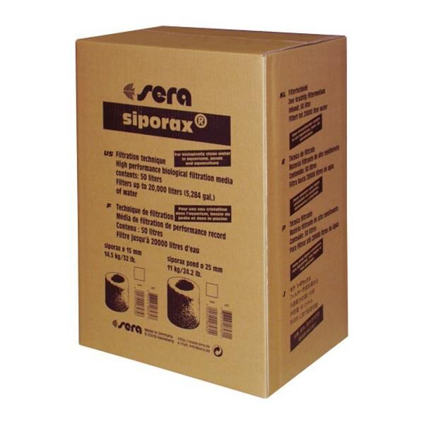 Sera Siporax 50Lt Filtre Malzemesi