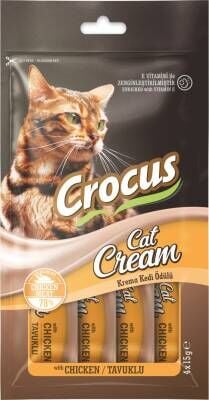 Crocus Tavuklu Krema Kedi Ödülü 4 X 15 gr
