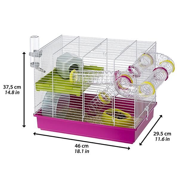 Ferplast Laura Çift Katılı Bağlantılı Hamster Kafesi
