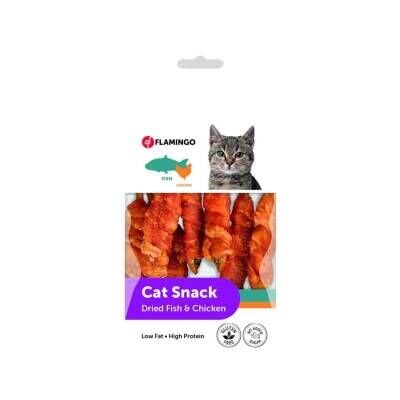 Flamingo Hapki Kurutulmuş Balık ve Tavuklu Kedi Ödülü 50 gr