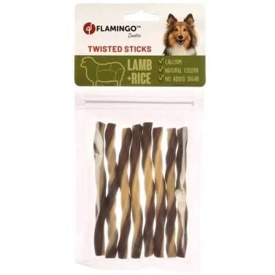 Flamingo Duetto Twist Kuzulu Çubuk Köpek Ödül Maması 85 Gr 8'li