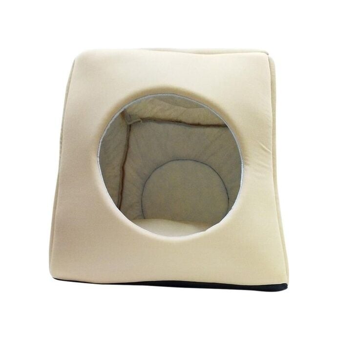 Biosand Üç Fonksiyonlu Kedi Yatağı Krem 45 cm