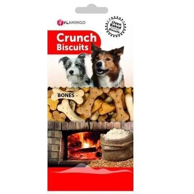 Flamingo Crunch Kemik Bisküvi Köpek Ödül Maması 500 Gr