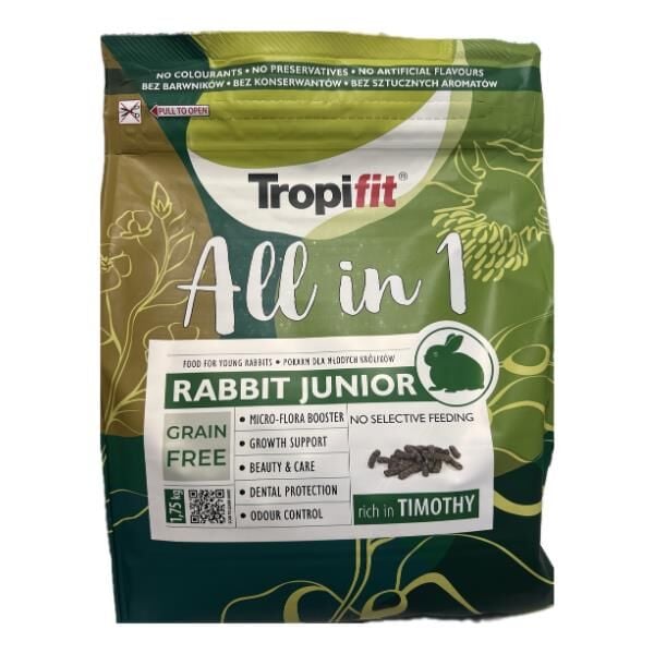 Tropifit All in1 Yavru Tavşan Yemi 1,75Kg