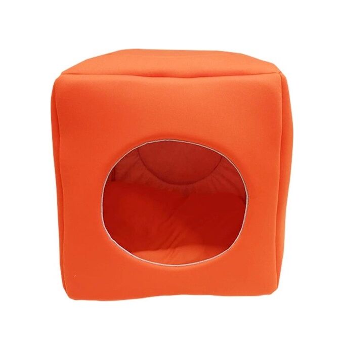 Biosand Üç Fonksiyonlu Kedi Yatağı Turuncu 45 cm