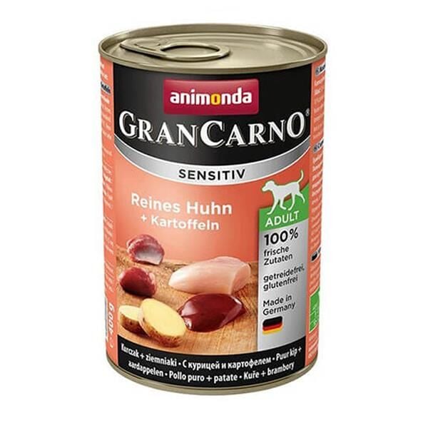Animonda Gran Carno Sensitiv Tavuklu Patatesli Köpek Konservesi 400gr 6 Al 5 Öde