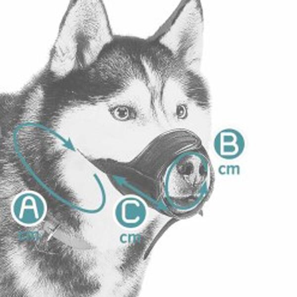 Ferplast Köpek Burunluk File Siyah Ekstra Büyük