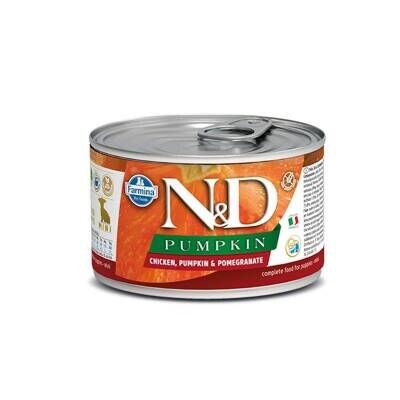 N&D Pumpkin Tavuklu Starter Puppy Mini Köpek Konservesi 140 gr