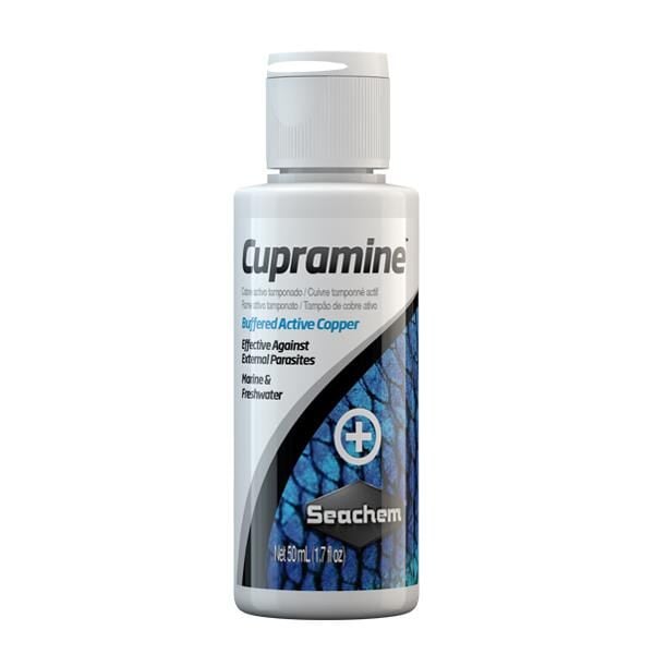 Seachem Cupramine 50 ml Dış Parazit İlacı