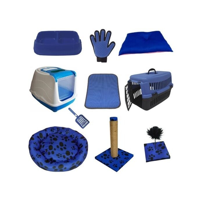Bio Sand Kedi Başlangıç Seti Mavi 10'lu