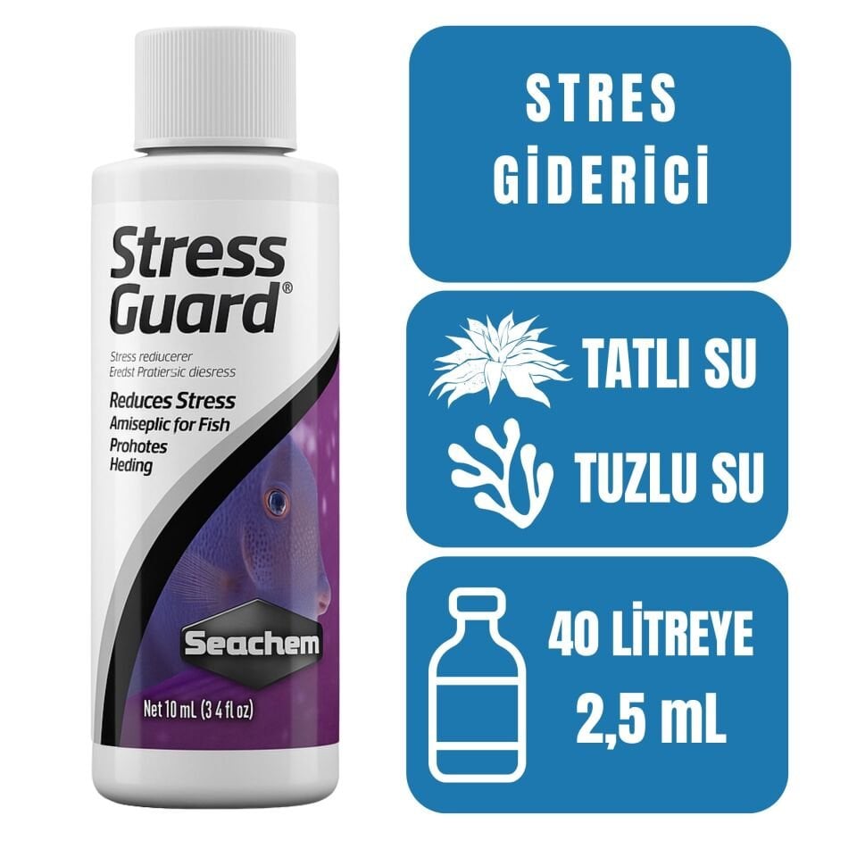 Seachem Stressguard 100 ml Stress Giderici
