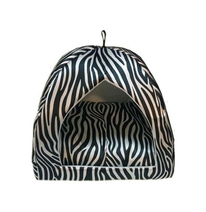 Bio Sand Biosand Zebra Desenli Eskimo Kedi Köpek Yatağı