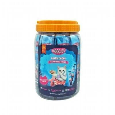 Moochie Ton Palamut Aromalı Sıvı Kedi Ödülü 50 X 15 gr