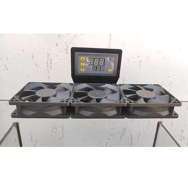 Termostatlı Akvaryum Soğutucu Fan 3lü Set
