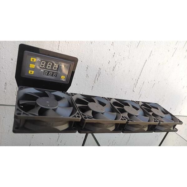 Termostatlı Akvaryum Soğutucu Fan 4lü Set