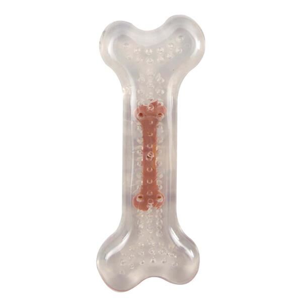 Flamingo Çikolata Kokulu Şeffaf Kemik 12 Cm