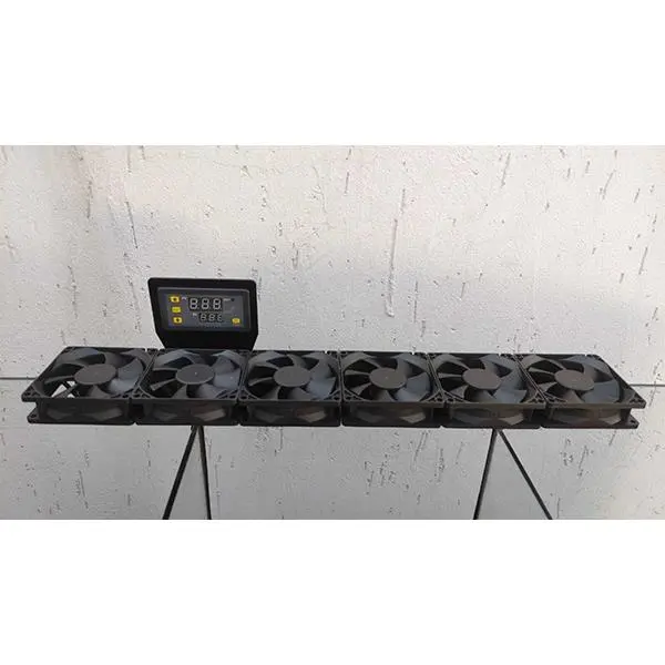 Termostatlı Akvaryum Soğutucu Fan 6lı Set