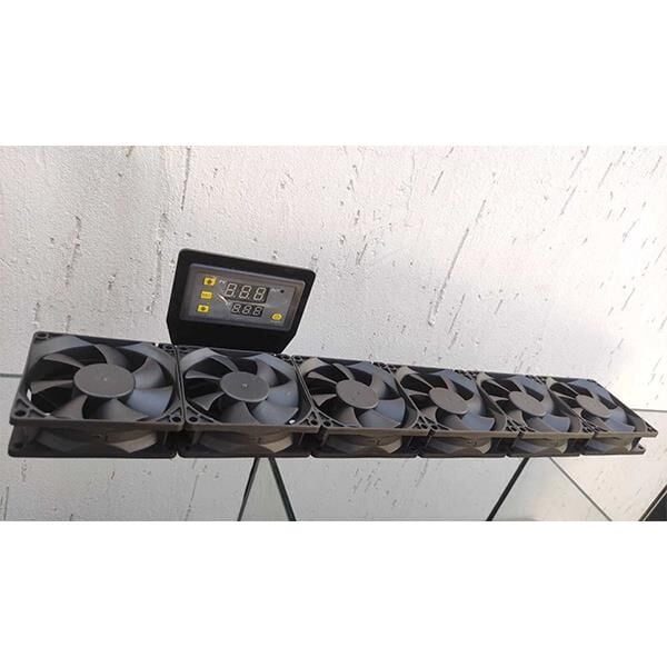 Termostatlı Akvaryum Soğutucu Fan 6lı Set