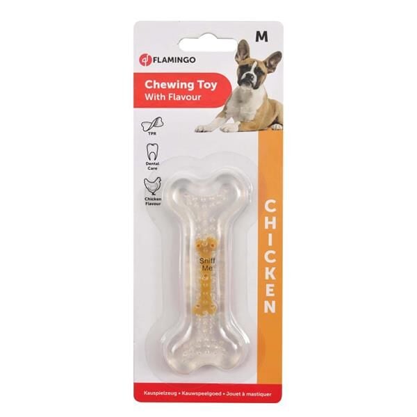 Flamingo Tavuk Kokulu Şeffaf Kemik 12 Cm