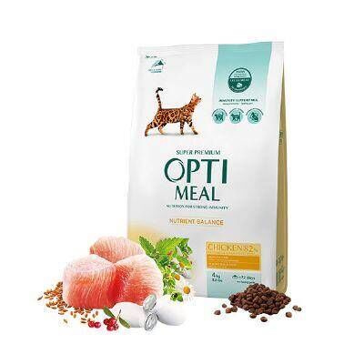 Optimeal Super Premium Tavuklu Yetişkin Kedi Maması 4 kg