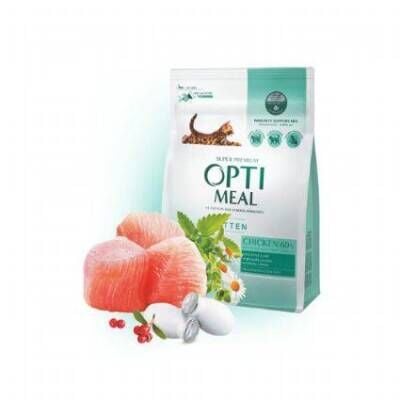Optimeal Süper Premium Tavuklu Yavru Kedi Maması 4 kg