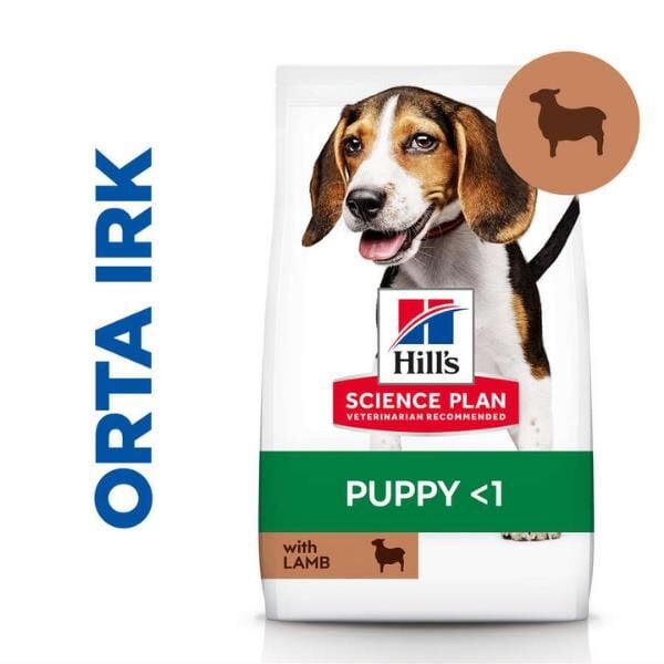 Hills Medium Puppy Kuzu Etli Yavru Köpek Maması 12Kg+2Kg Bonus Paket