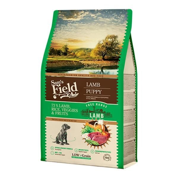 Sams Field Kuzu Etli Düşük Tahıllı Yavru Köpek Maması 2,5 Kg