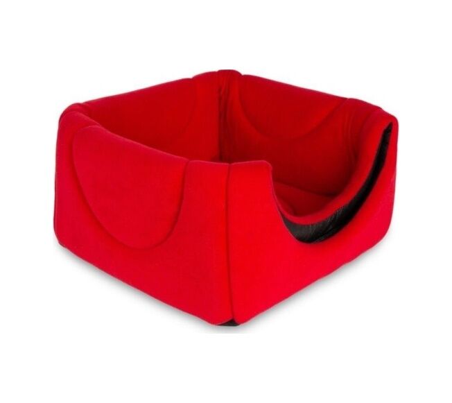 Bio Sand Biosand Yıkanabilir Üç Fonksiyonlu Kedi Yatağı Kırmızı 4