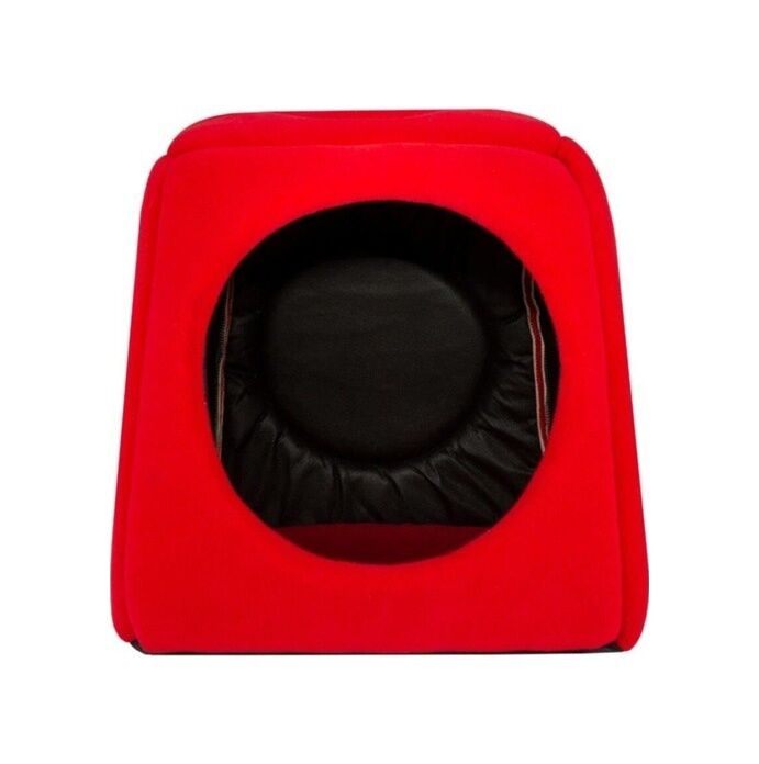 Bio Sand Biosand Yıkanabilir Üç Fonksiyonlu Kedi Yatağı Kırmızı 4