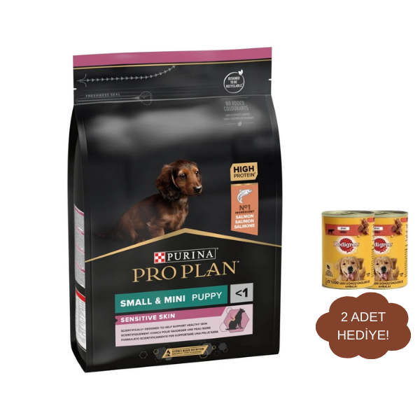 Pro Plan Puppy Small Mini Somonlu Küçük Irk Yavru Köpek Maması 3Kg