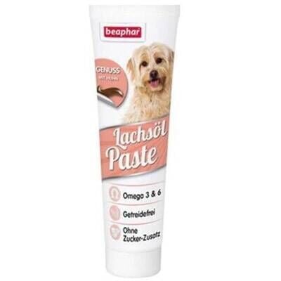 Beaphar Somonlu ve Omega 3 Destekli Köpek Vitamin Macunu 100 gr