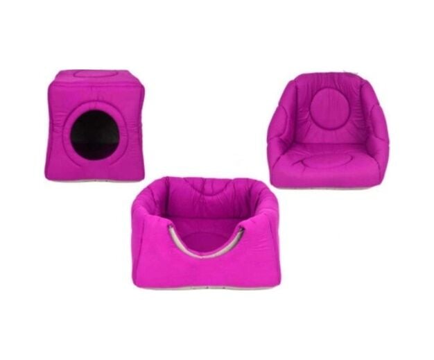 Biosand Üç Fonksiyonlu Kumaş Yuva Mor 40 x 40 x 40 cm