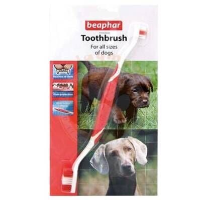 Beaphar Toothbrush Çift Taraflı Köpek Diş Fırçası
