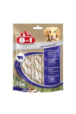 8in1 Delights Köpekler İçin Biftekli Ödül Çubuğu 190 gr