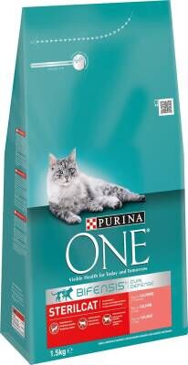 Purina One Somonlu Kısırlaştırılmış Kedi Maması 1,5 kg