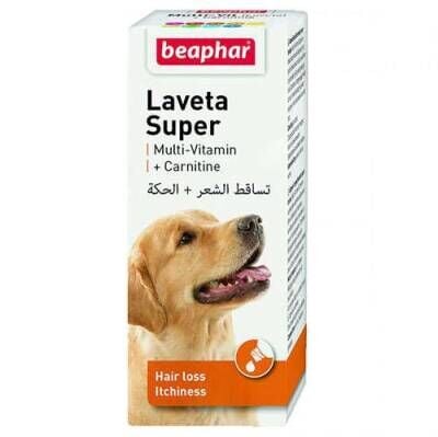 Beaphar Laveta Carnitine Köpek İçin Tüy Vitamini 50 ml