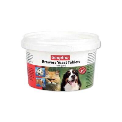 Beaphar Brewer Yeast Kedi ve Köpekler İçin Sarımsaklı Tüy Bakım Tablet 250 Ad.