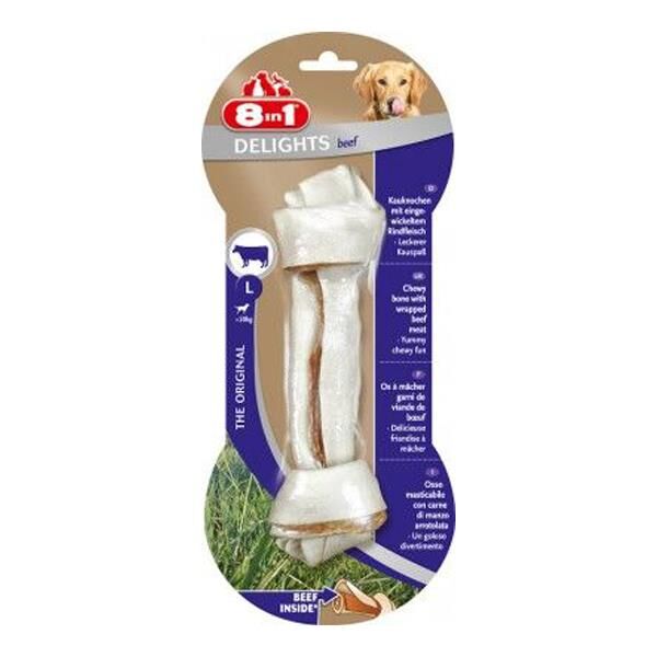 8in1 Beef Delight Bones L Köpek Ödül Kemiği