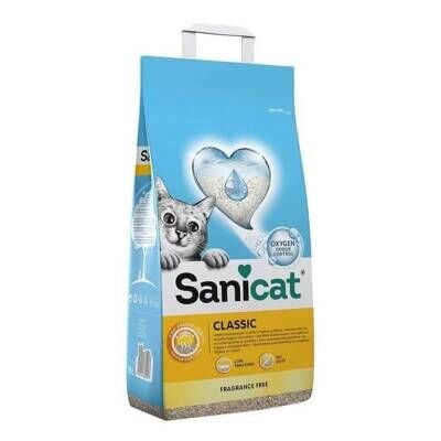 SaniCat Classic Kokusuz Topaklanan Kedi Kumu 10 lt